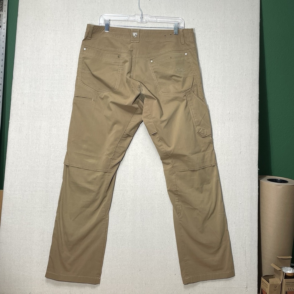 Kuhl Konfidant Air Pants Mens 34x30 Khaki Hiking Tactical Outdoor - Picture 13 of 16
